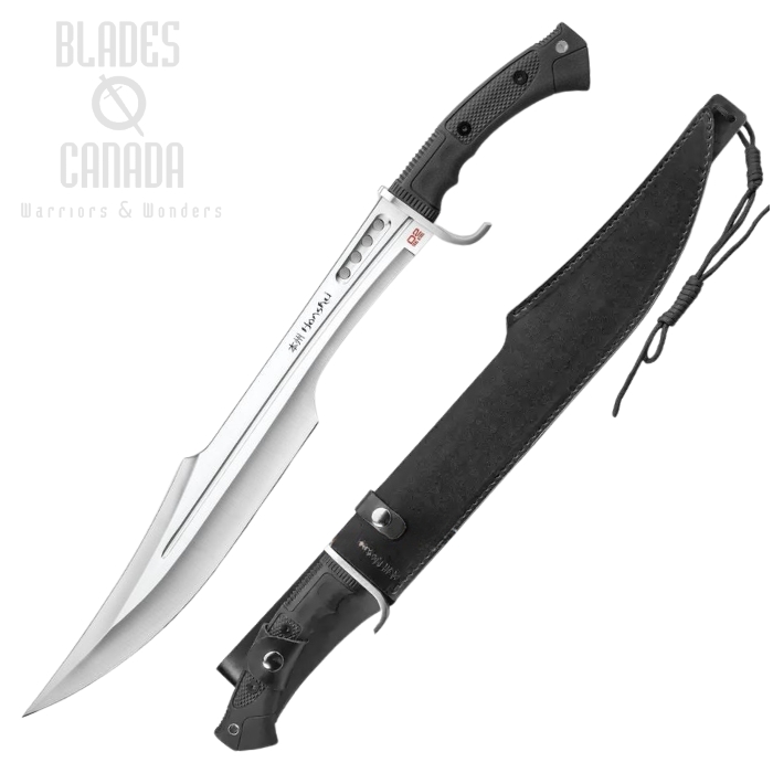 Honshu Spartan Sword, D2 Steel, Leather Sheath, UC3345D2